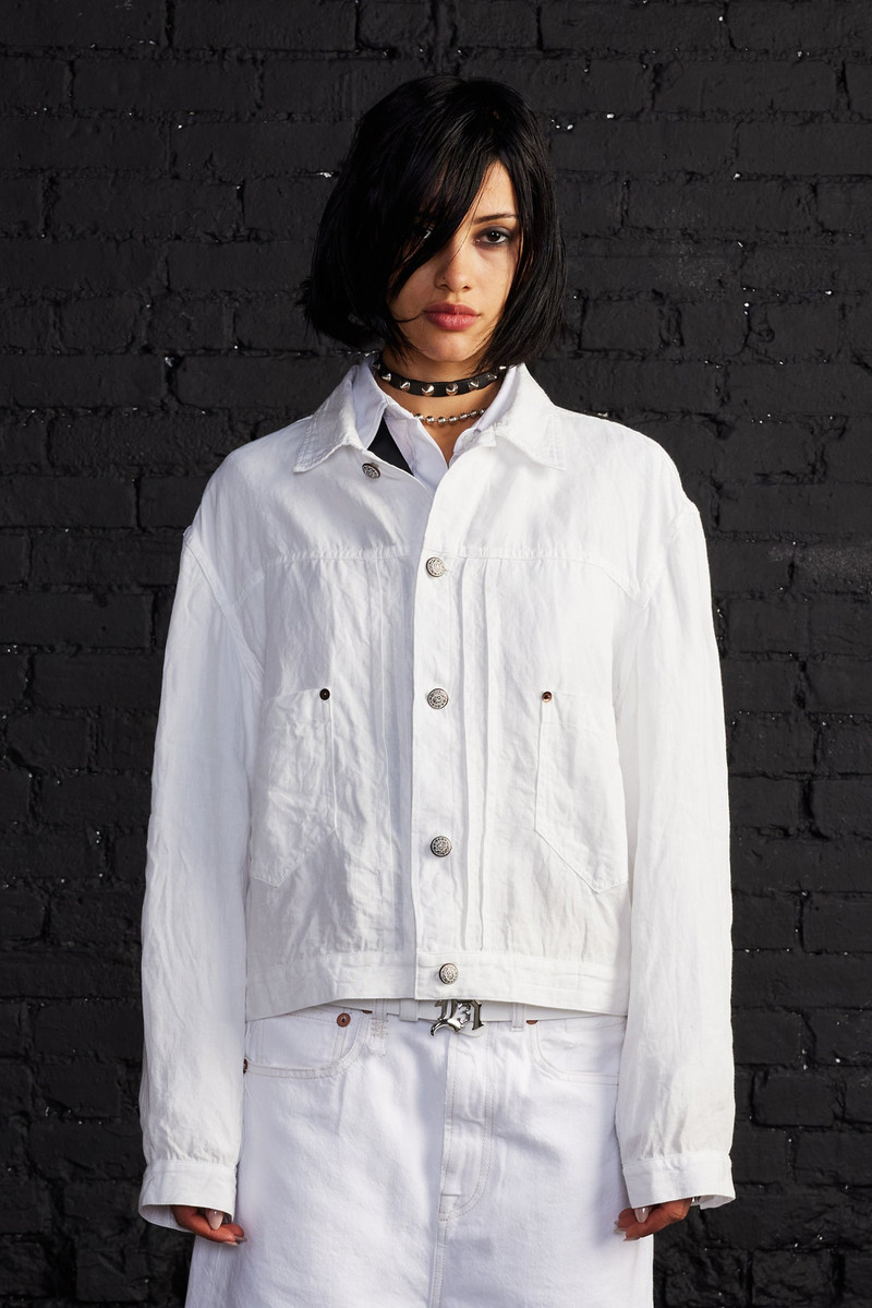 RELAXED PLEATED TRUCKER JACKET 3