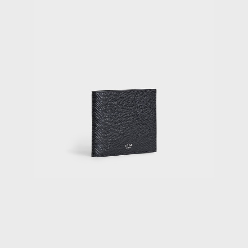 CELINE Bi-fold Wallet with Coin Compartment in grained calfskin outlook