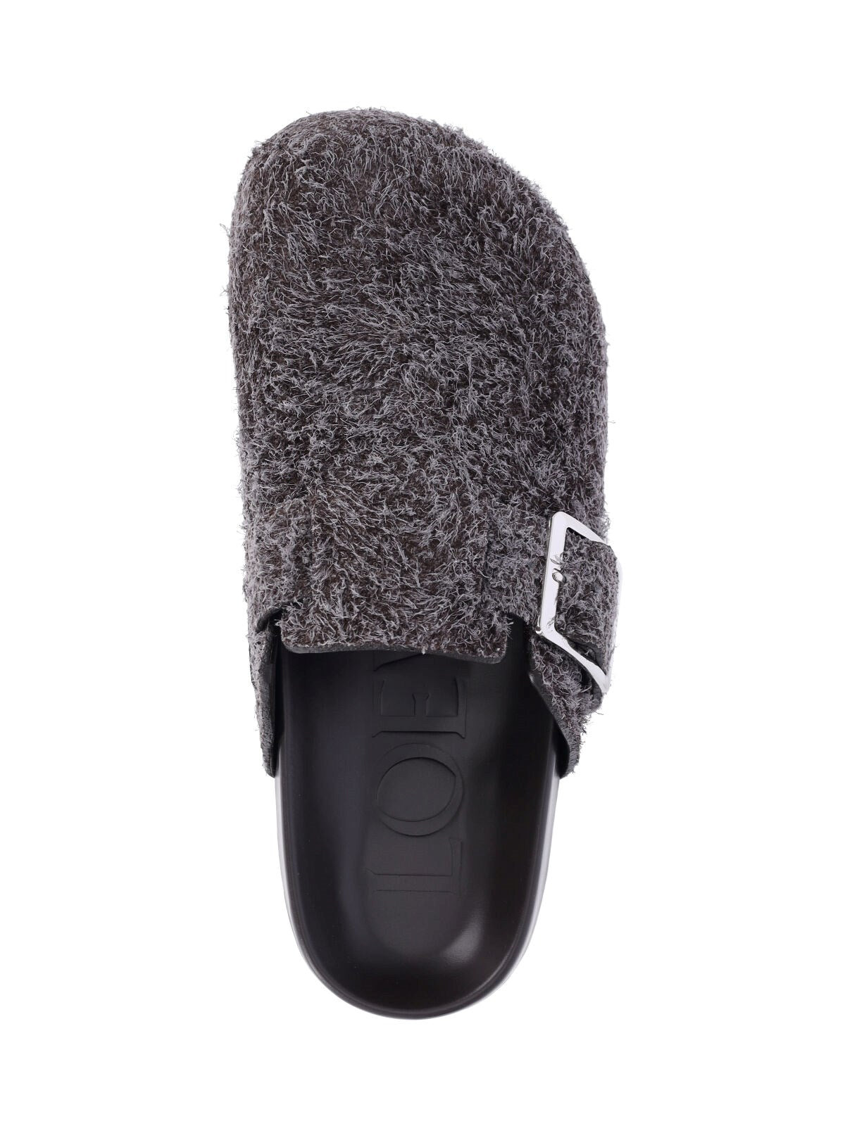 Loewe Ease Buckle mule in brushed suede - 3