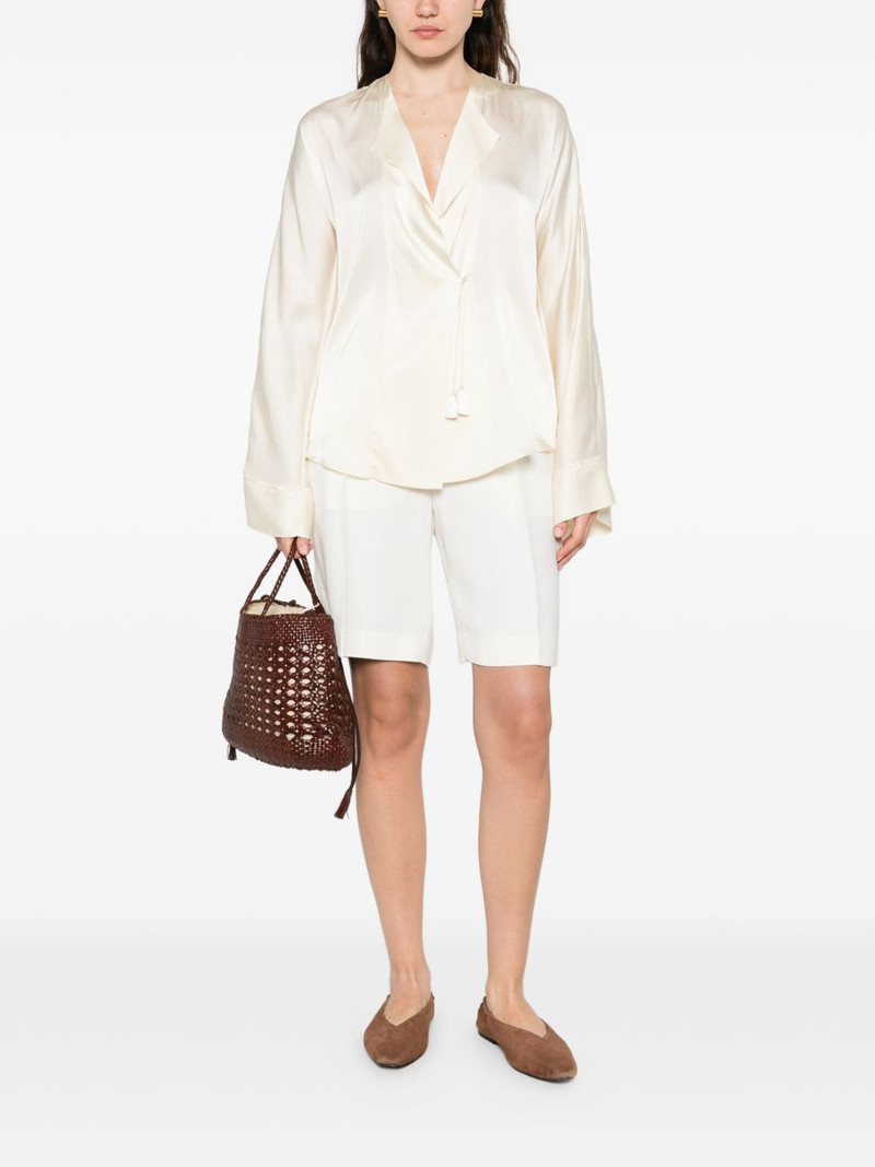 tassel tie-fastening blouse 3
