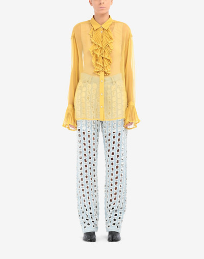 Maison Margiela Silk chiffon shirt outlook