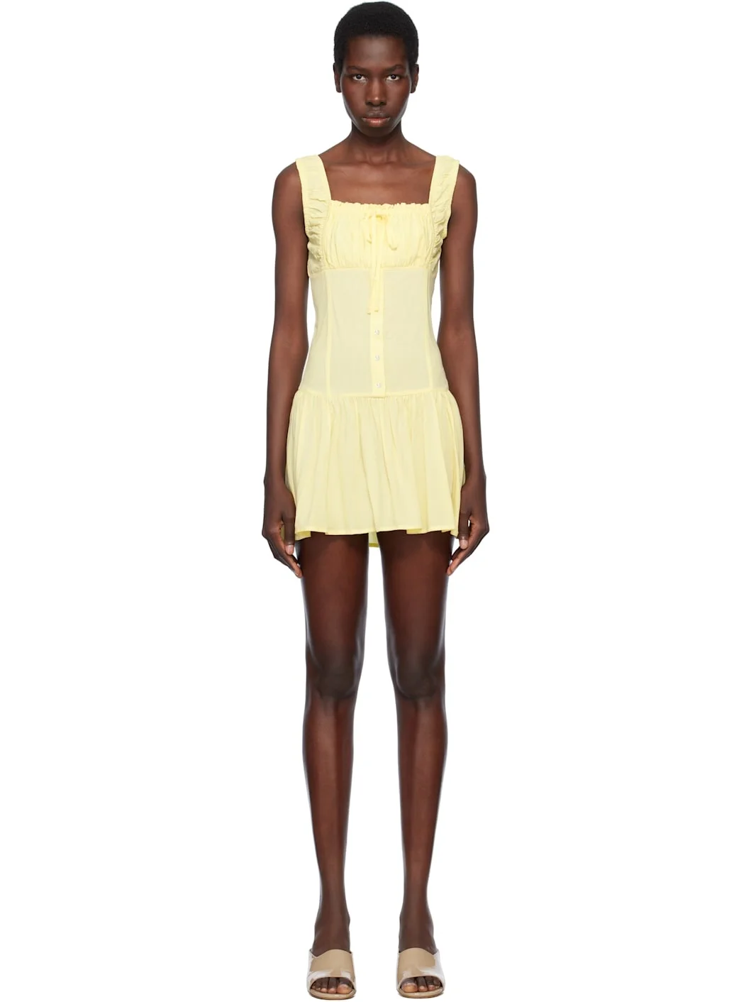 Yellow Christa Minidress - 1