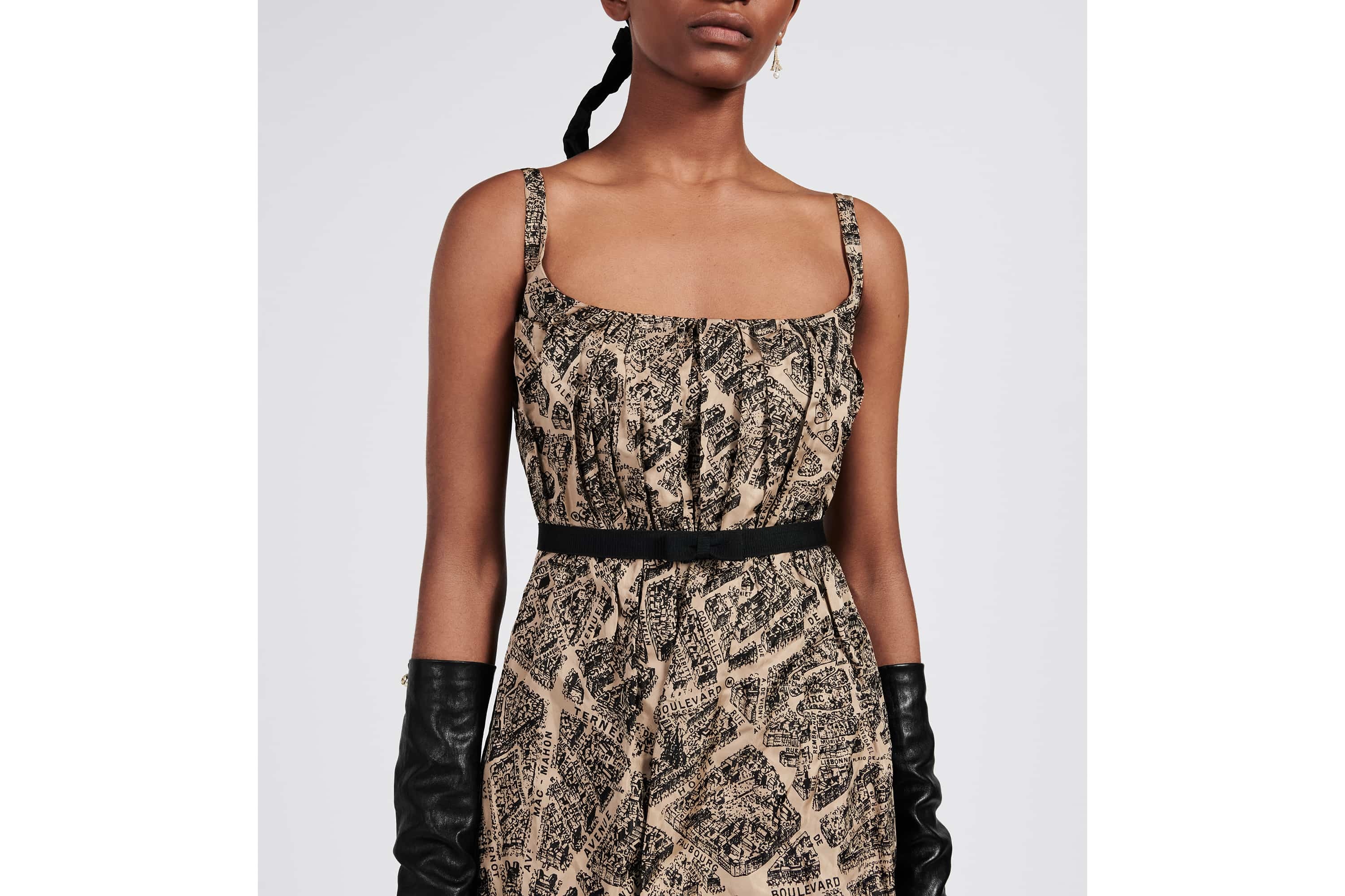 Belted Mid-Length Dress - 9