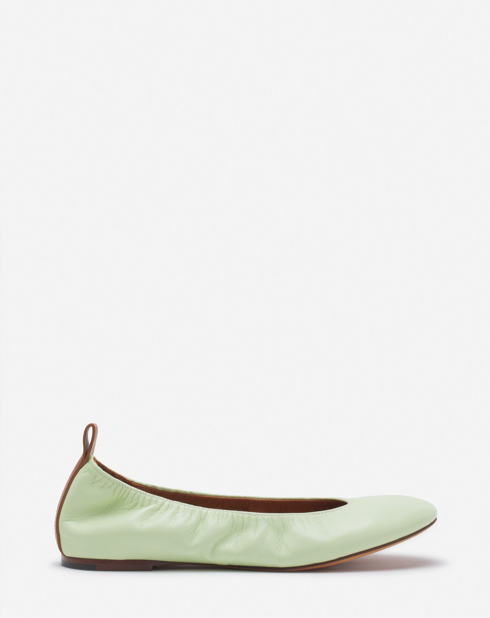THE LEATHER BALLERINA FLAT - 1