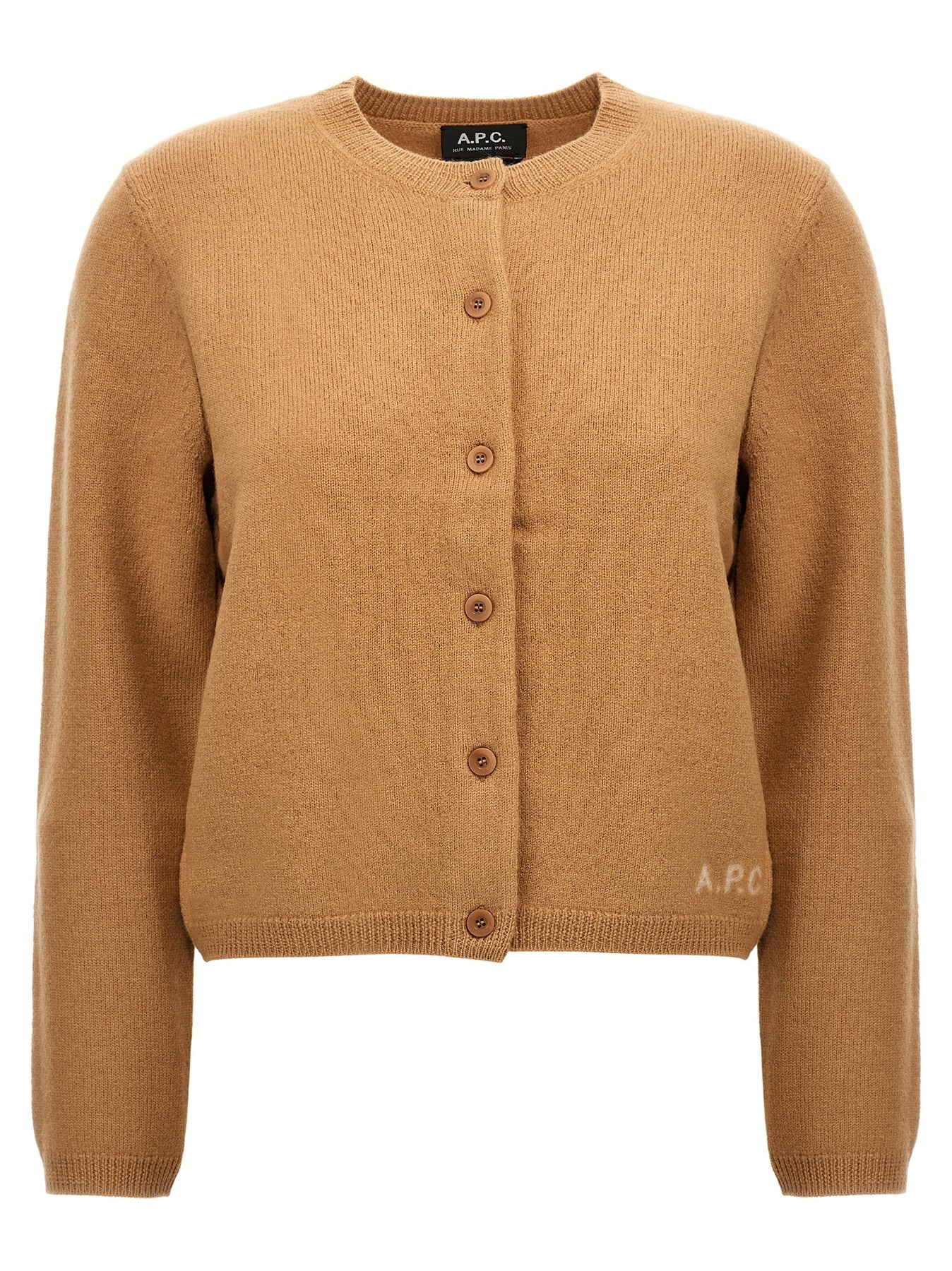 Mila Sweater, Cardigans Beige - 1