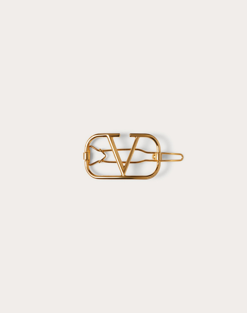 VLOGO SIGNATURE METAL HAIR CLIP 1