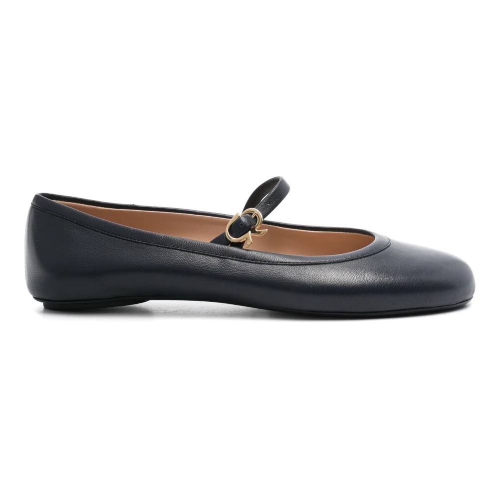 BLUE MARY JANE BALLET FLATS - 1