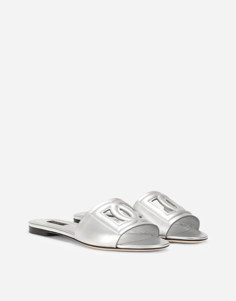 Dolce & Gabbana Nappa mordore sliders with DG Millennials logo outlook