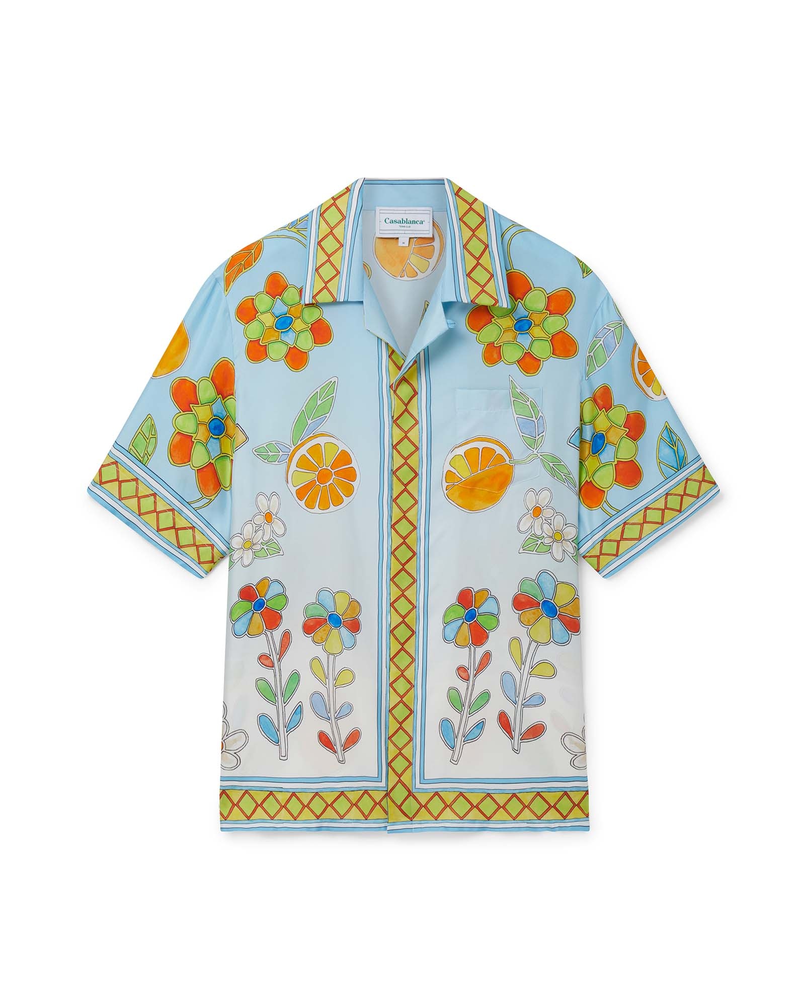 Yoruba Flowers Silk Shirt - 1
