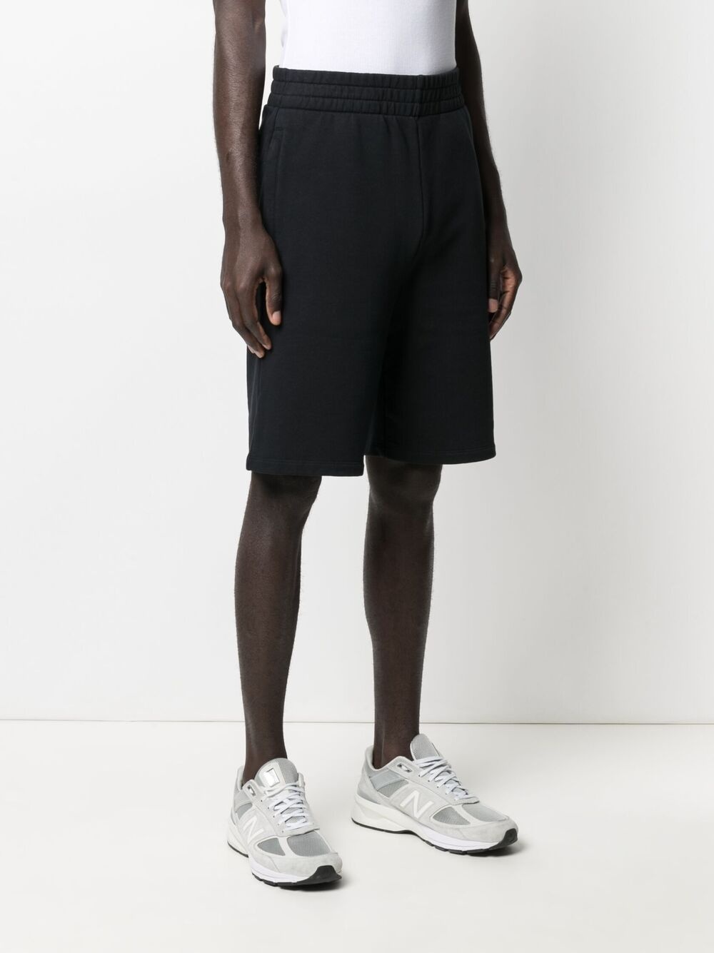 knee-length track shorts - 3