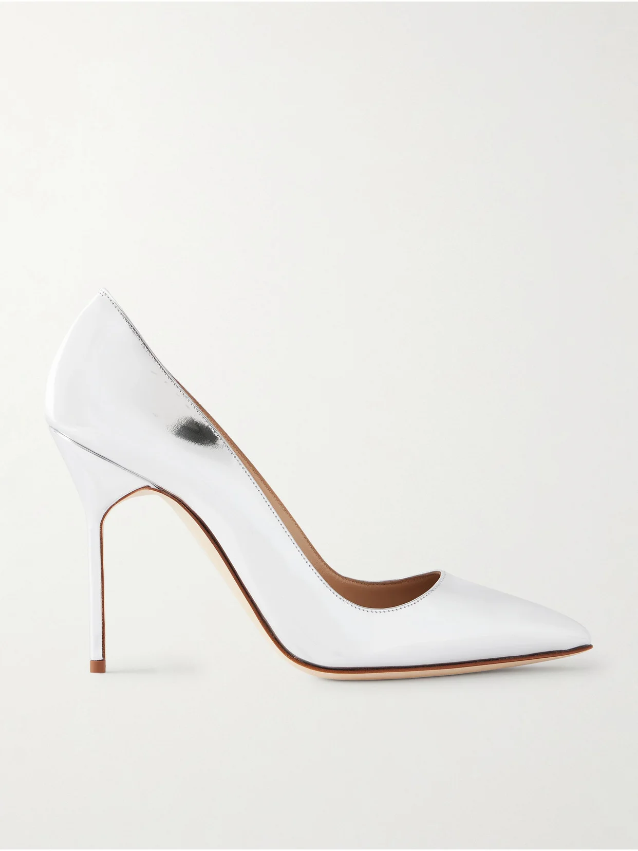 Bb 105 Metallic Leather Pumps - 1