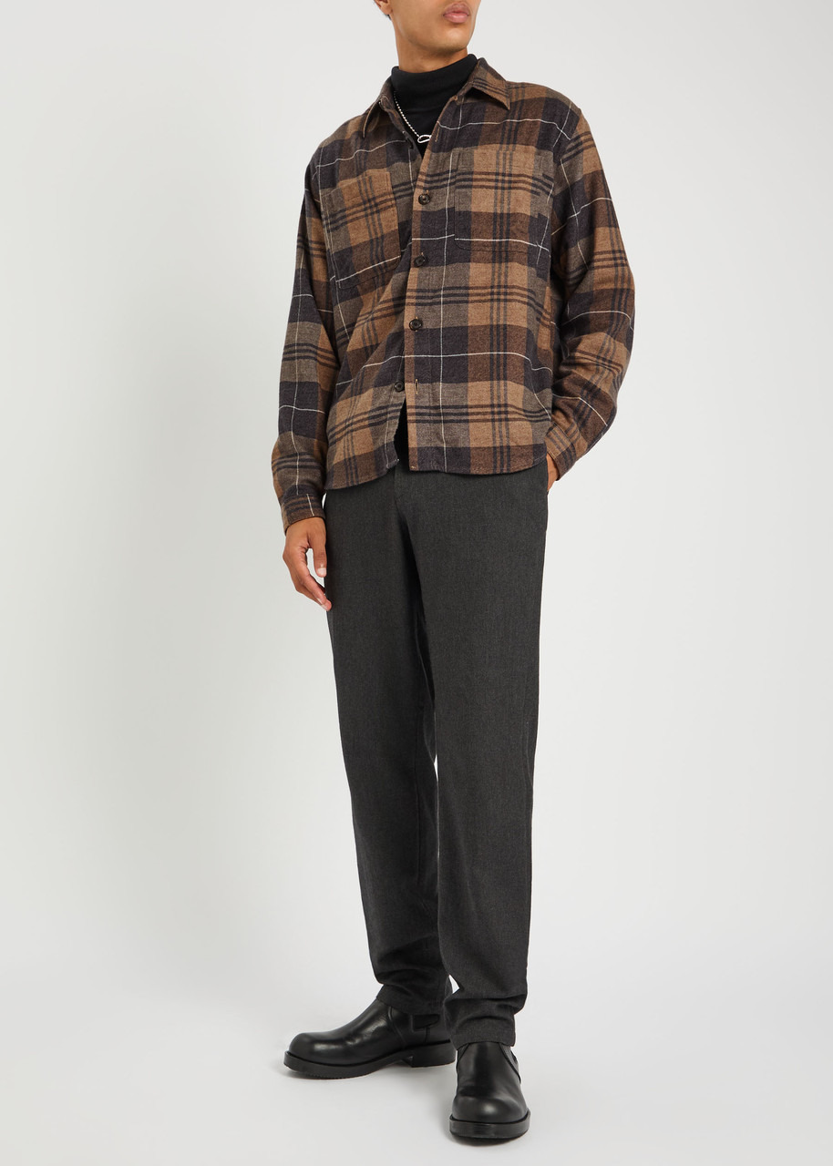 Oliver Spencer Plaid Flannel Shirt - 4
