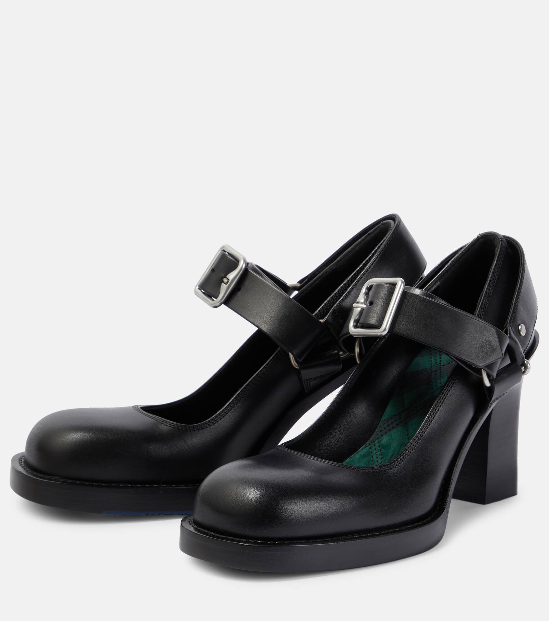 85 leather pumps - 5