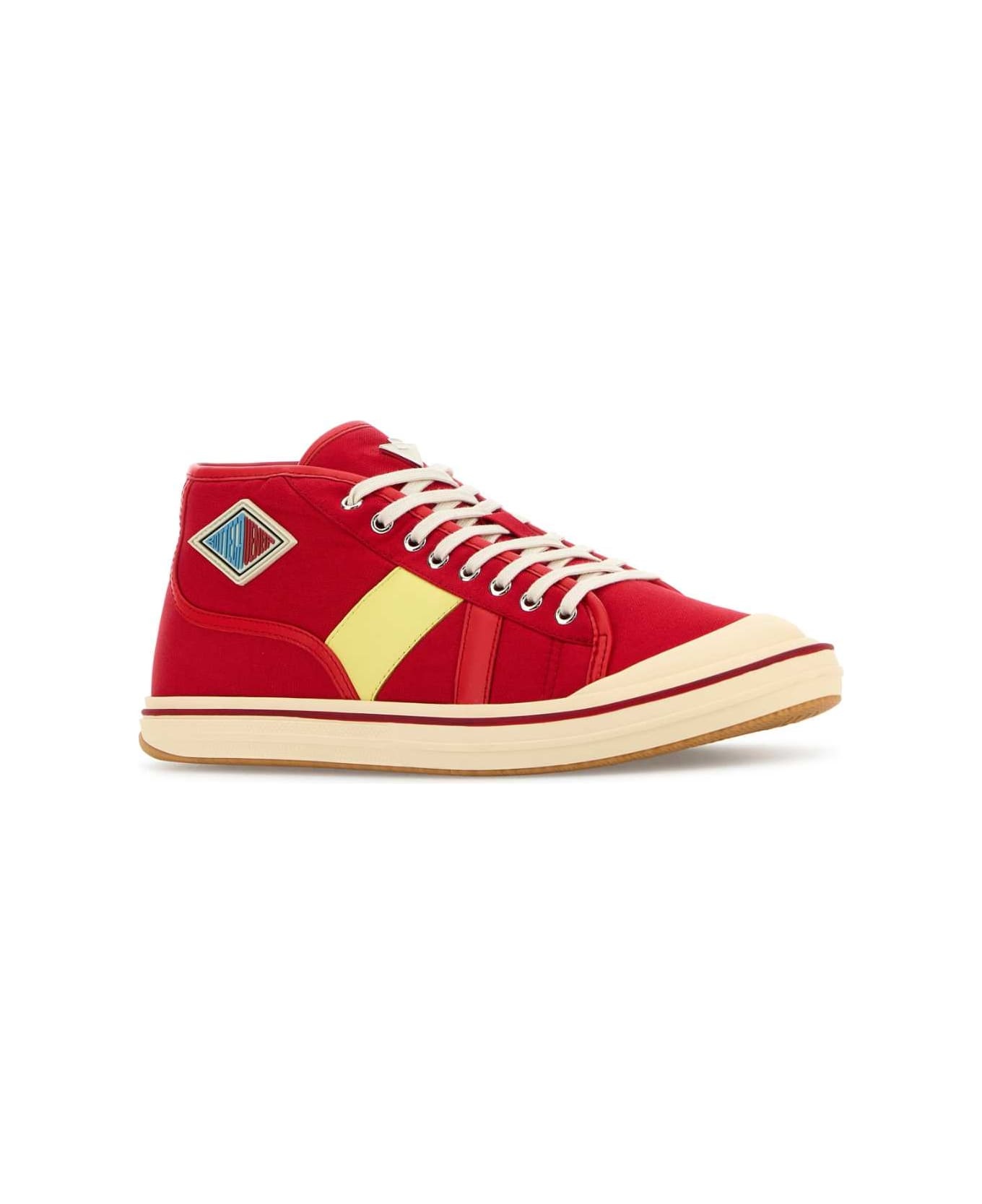 Red Canvas Summer Sneakers - 2
