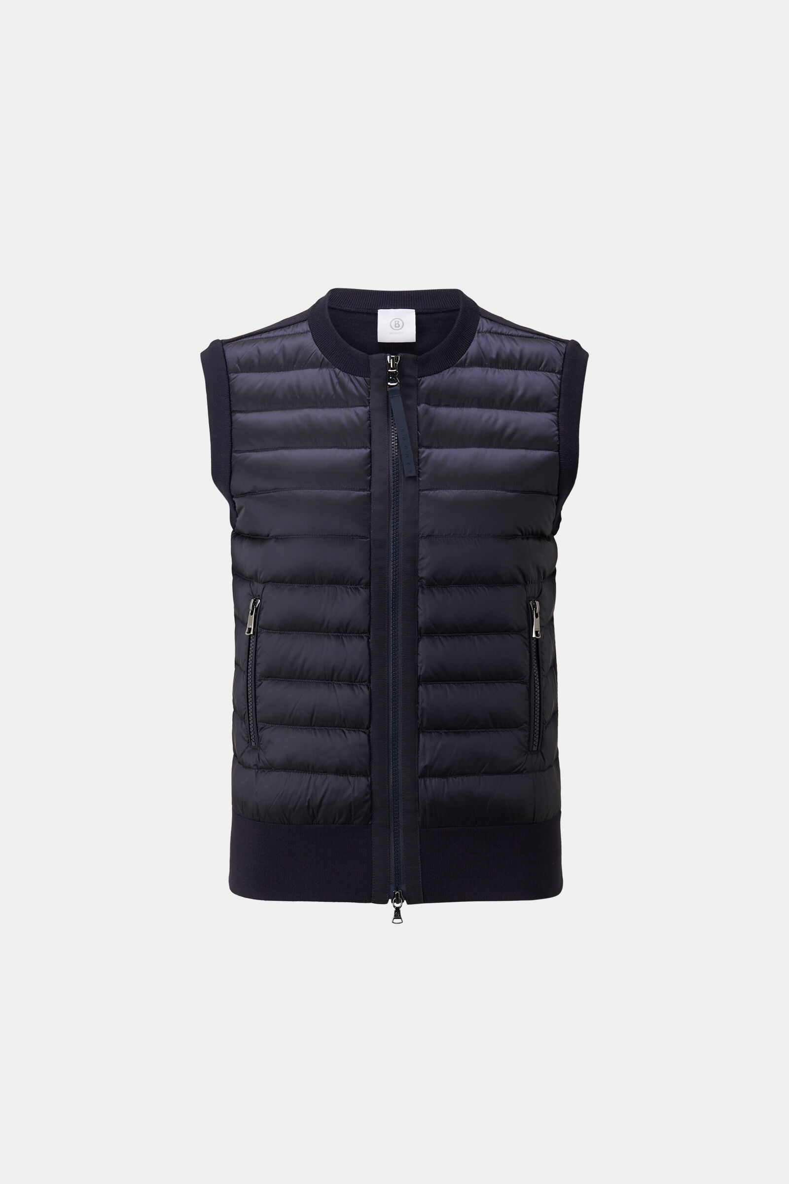 Zira hybrid knitted vest in Navy blue - 1