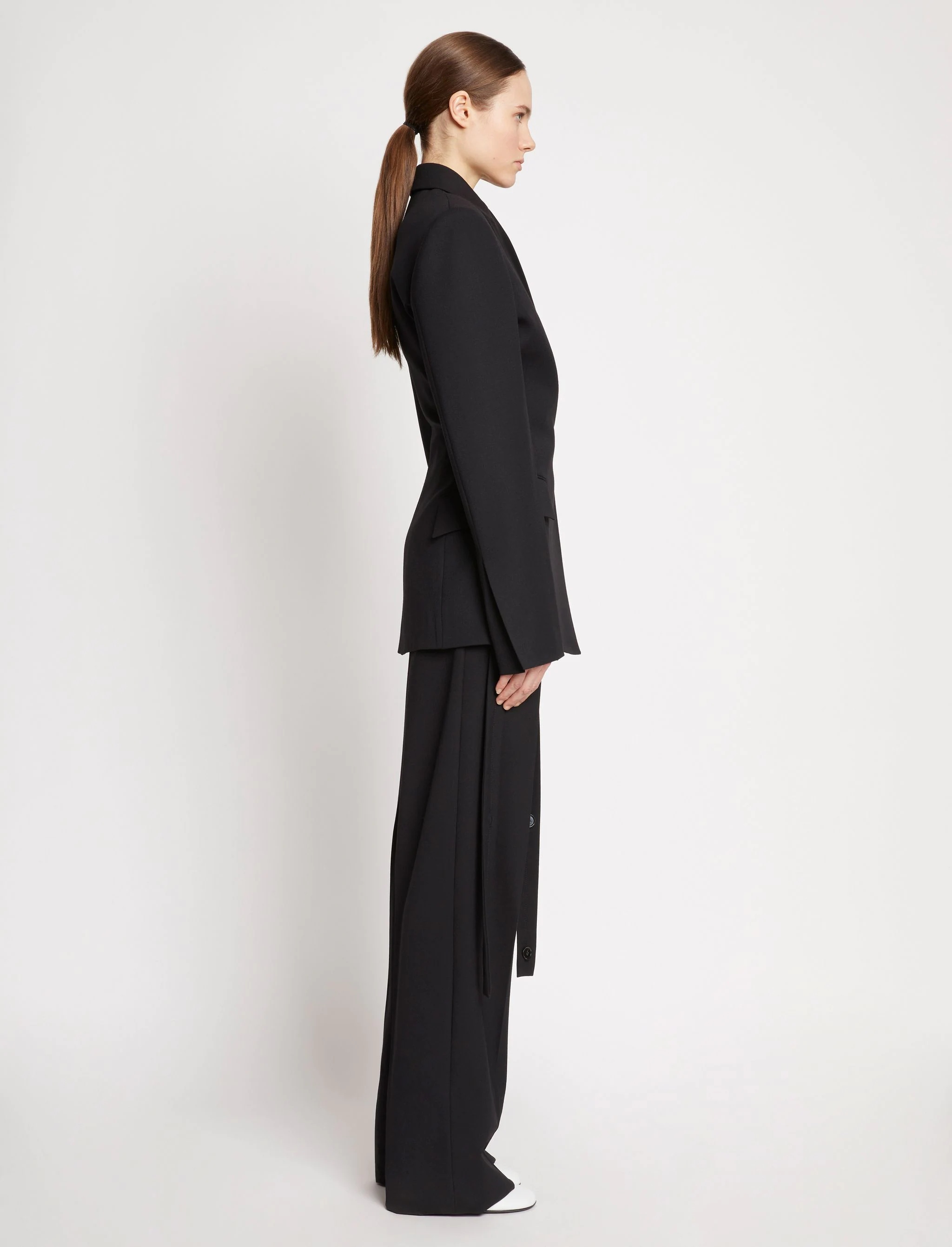 Lightweight Wool Tuxedo Jacket - 4