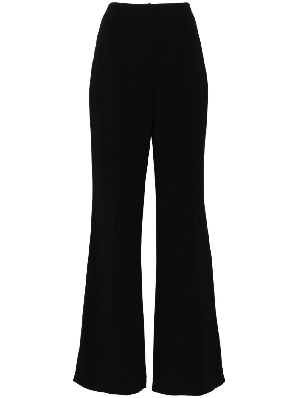 topstitch crepe trousers - 1