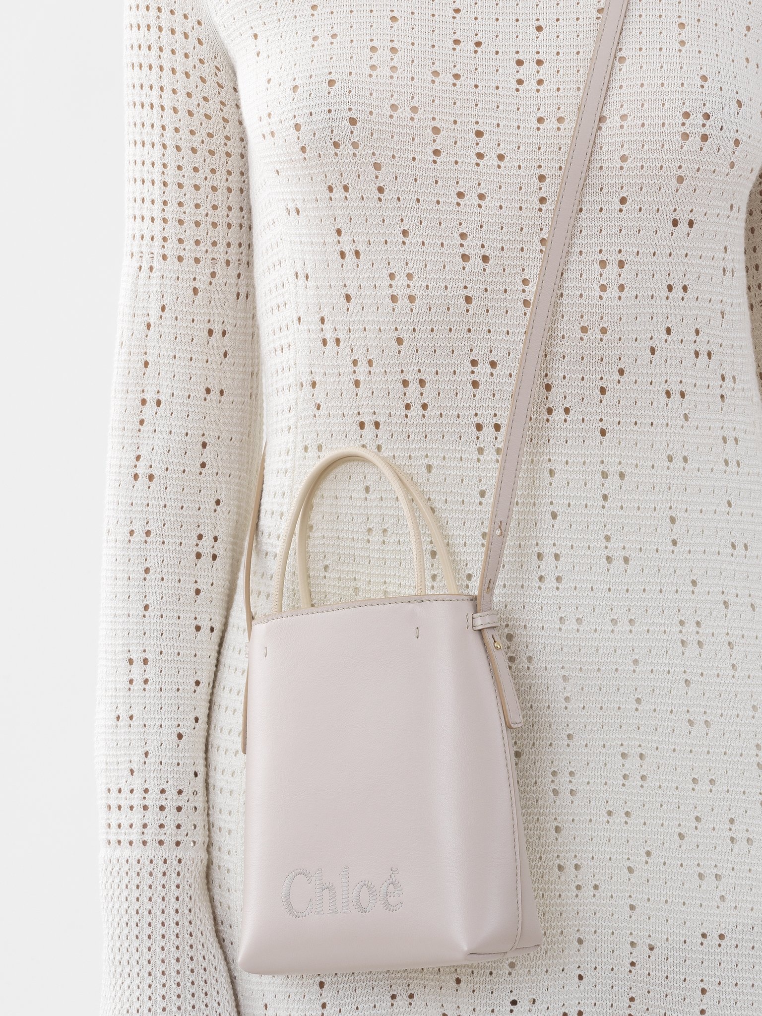 CHLOÉ SENSE MICRO TOTE BAG - 5
