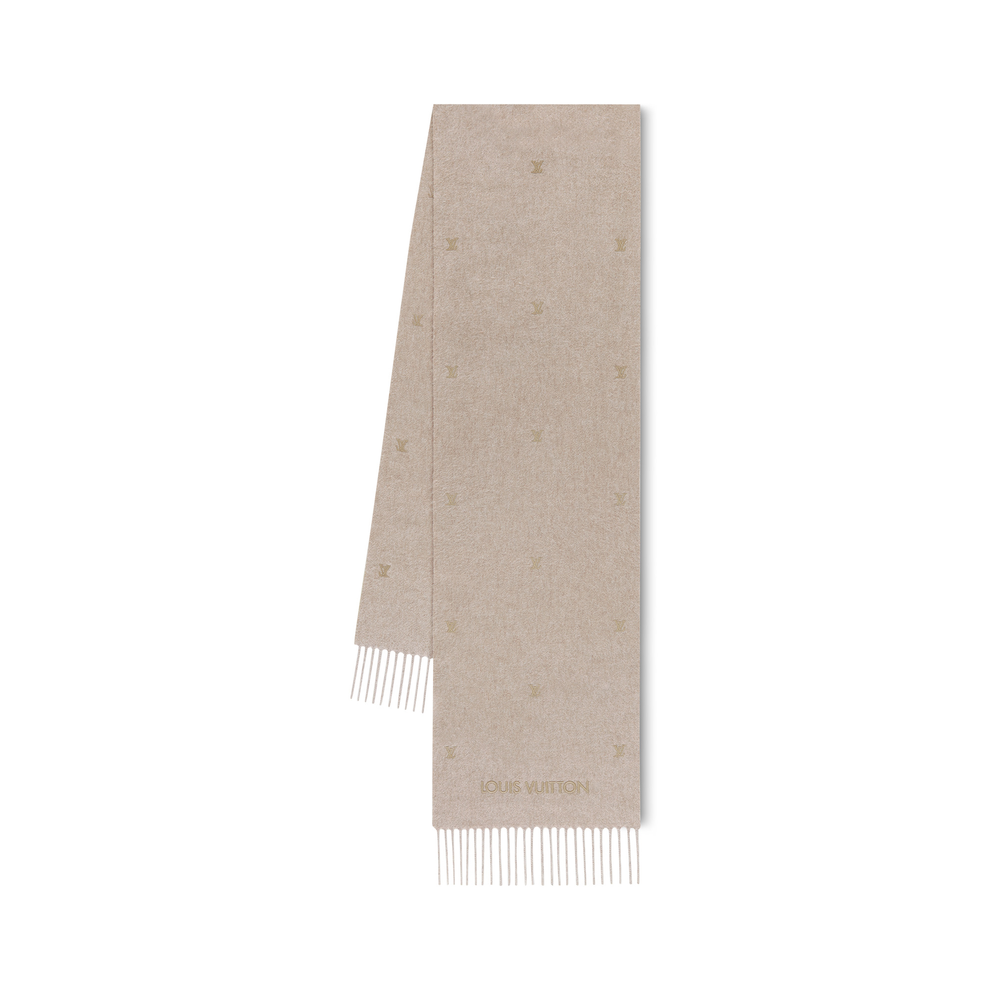 LV Blason Embroidered Scarf - 1