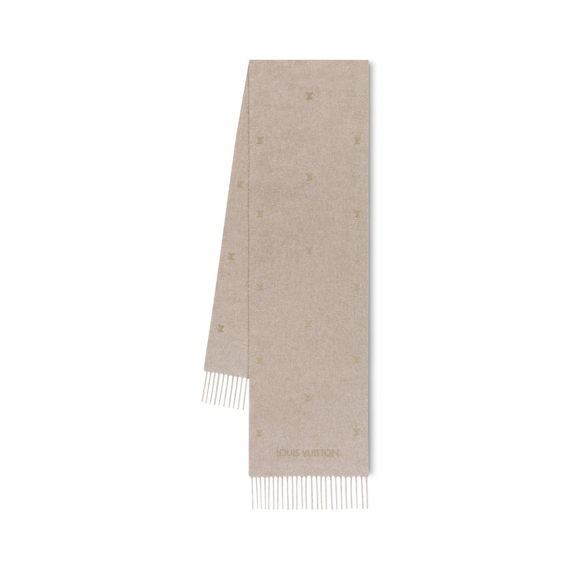 LV Blason Embroidered Scarf 1