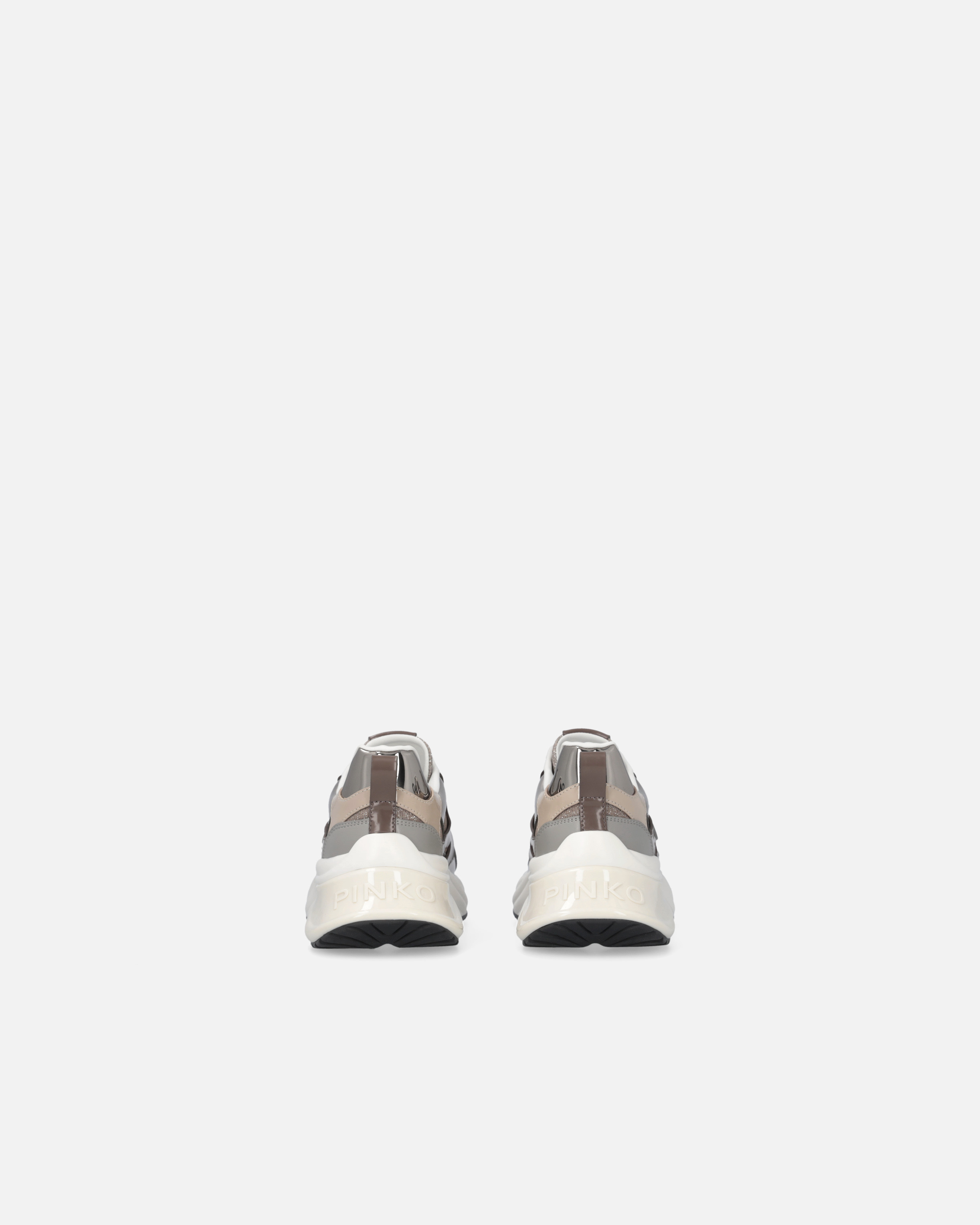 GLITTERY SNEAKERS WITH LOVE BIRDS LOGO - 8