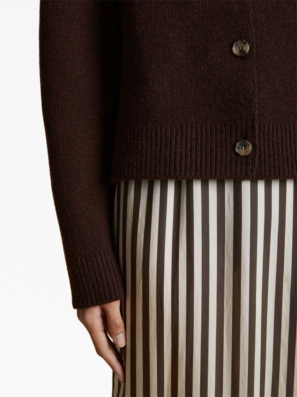 The Amrita cashmere-blend cardigan - 6