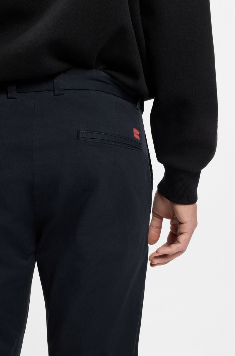 SLIM-FIT TROUSERS IN STRETCH-COTTON GABARDINE 5