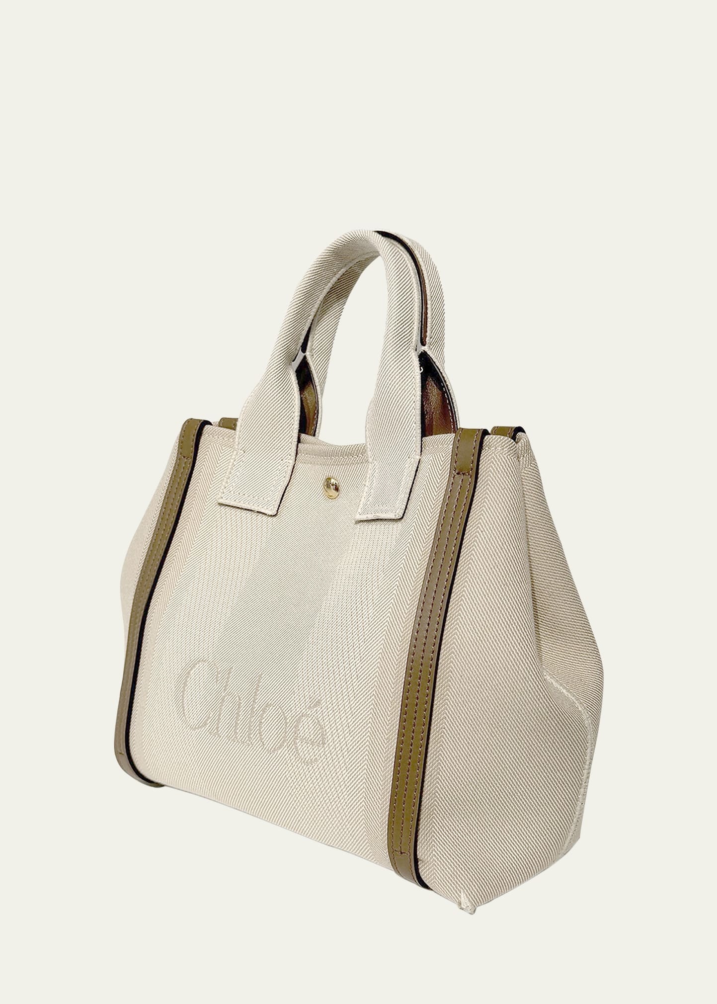 Small Tote Bag in Jacquard Canvas - 2