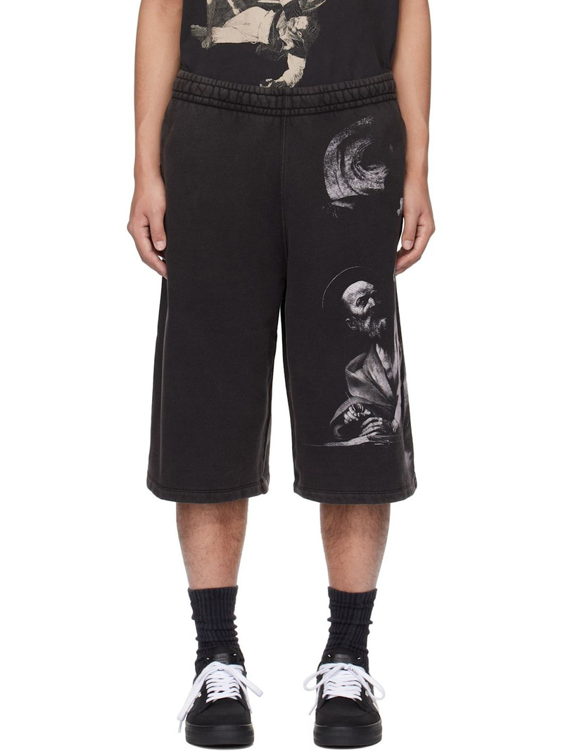Black BW S.Matthew Over Sweat Shorts 1