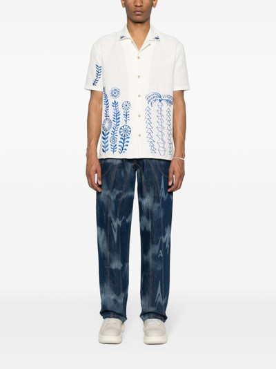 Andersson Bell embroidered textured shirt outlook
