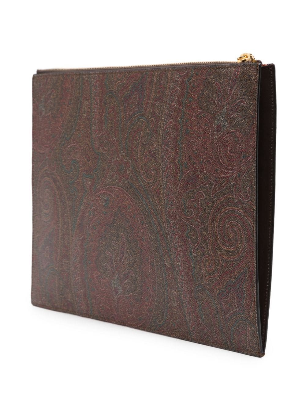 paisley-jacquard clutch bag - 3