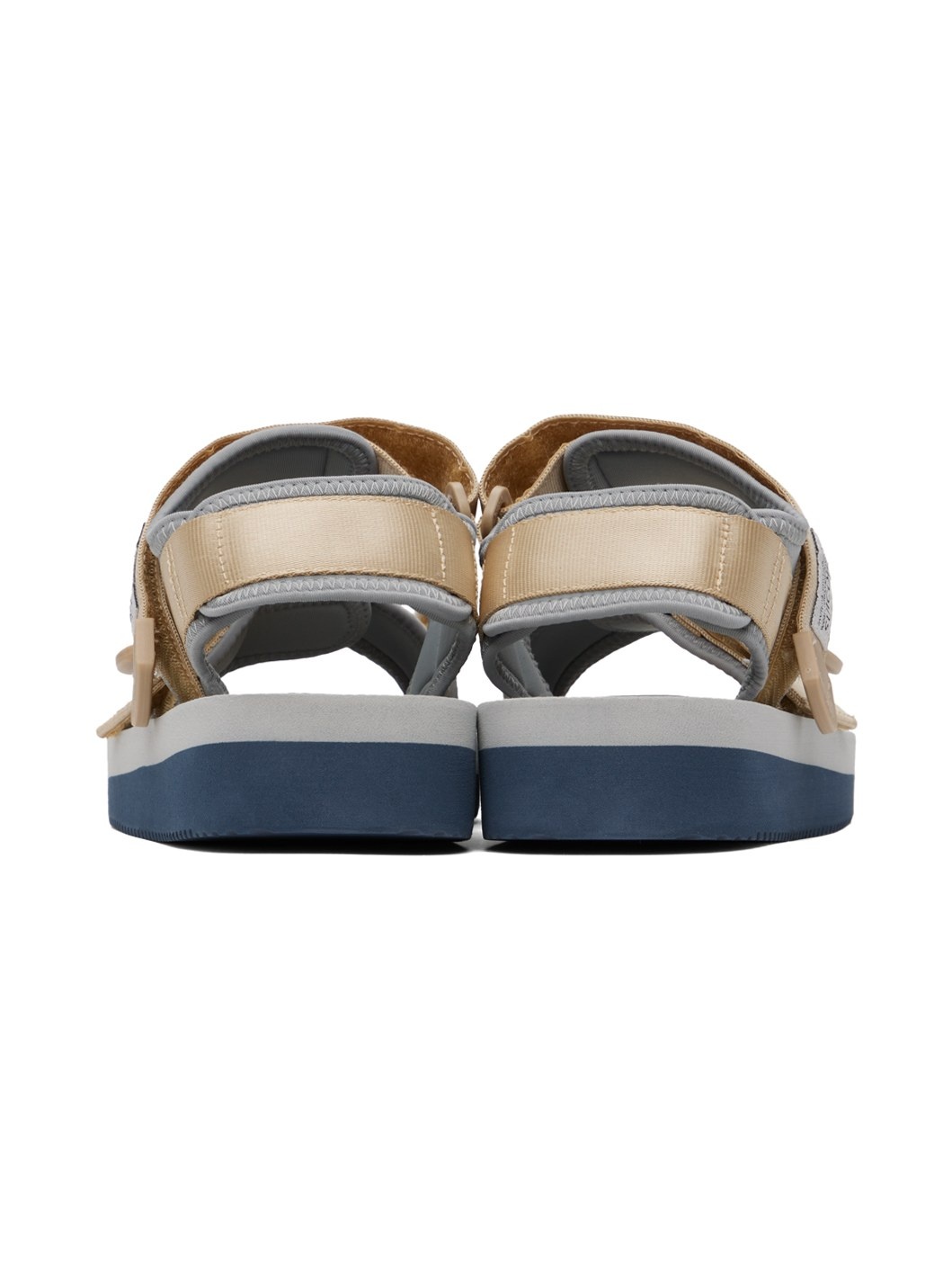 Beige & Gray KISEE-V Sandals - 2