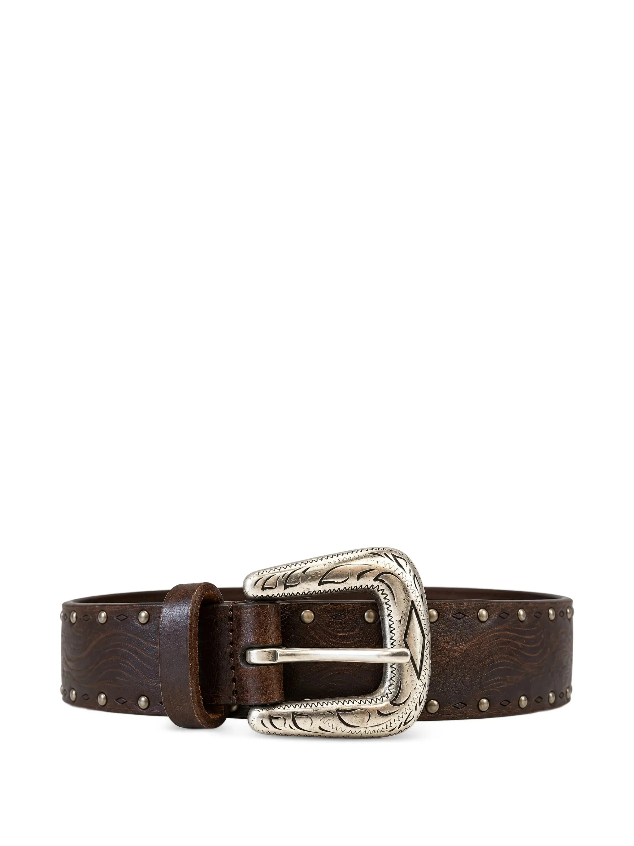 STUDDED WESTERN-STYLE BELT - 1