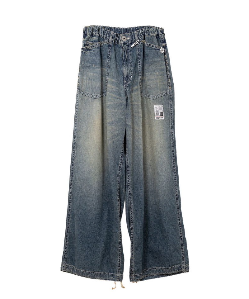 Light Denim Wide Pants 21