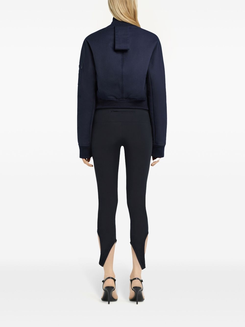 cropped bomber jacket - 4