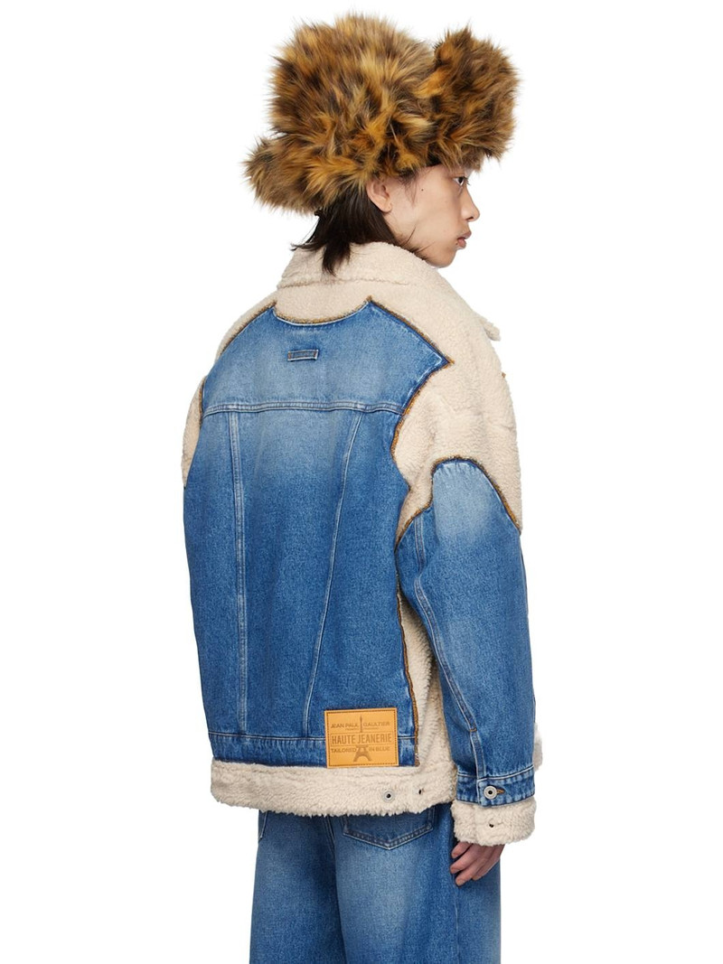 Blue & Beige Petit Grand Denim Jacket 3