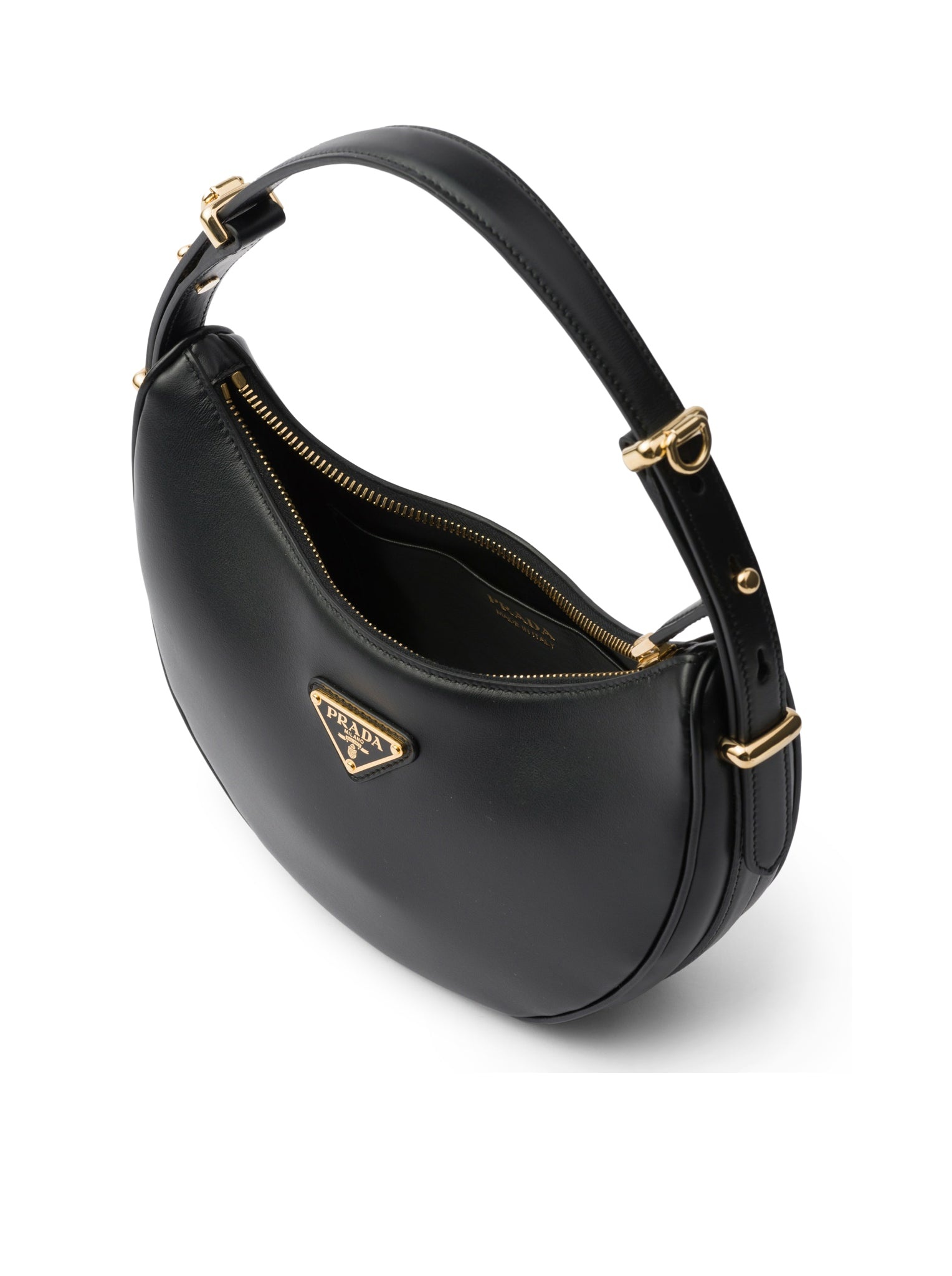 PRADA ARQUÉ SHOULDER BAG IN LEATHER - 6