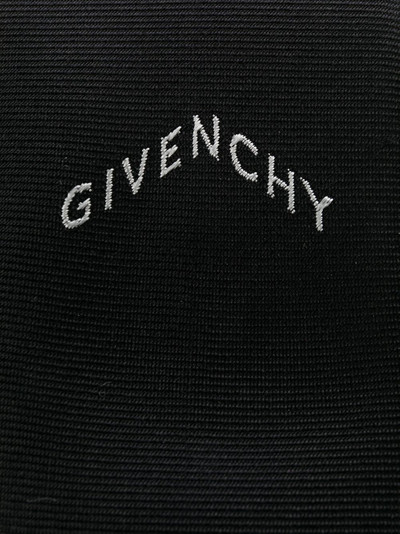 Givenchy embroidered-logo silk tie outlook