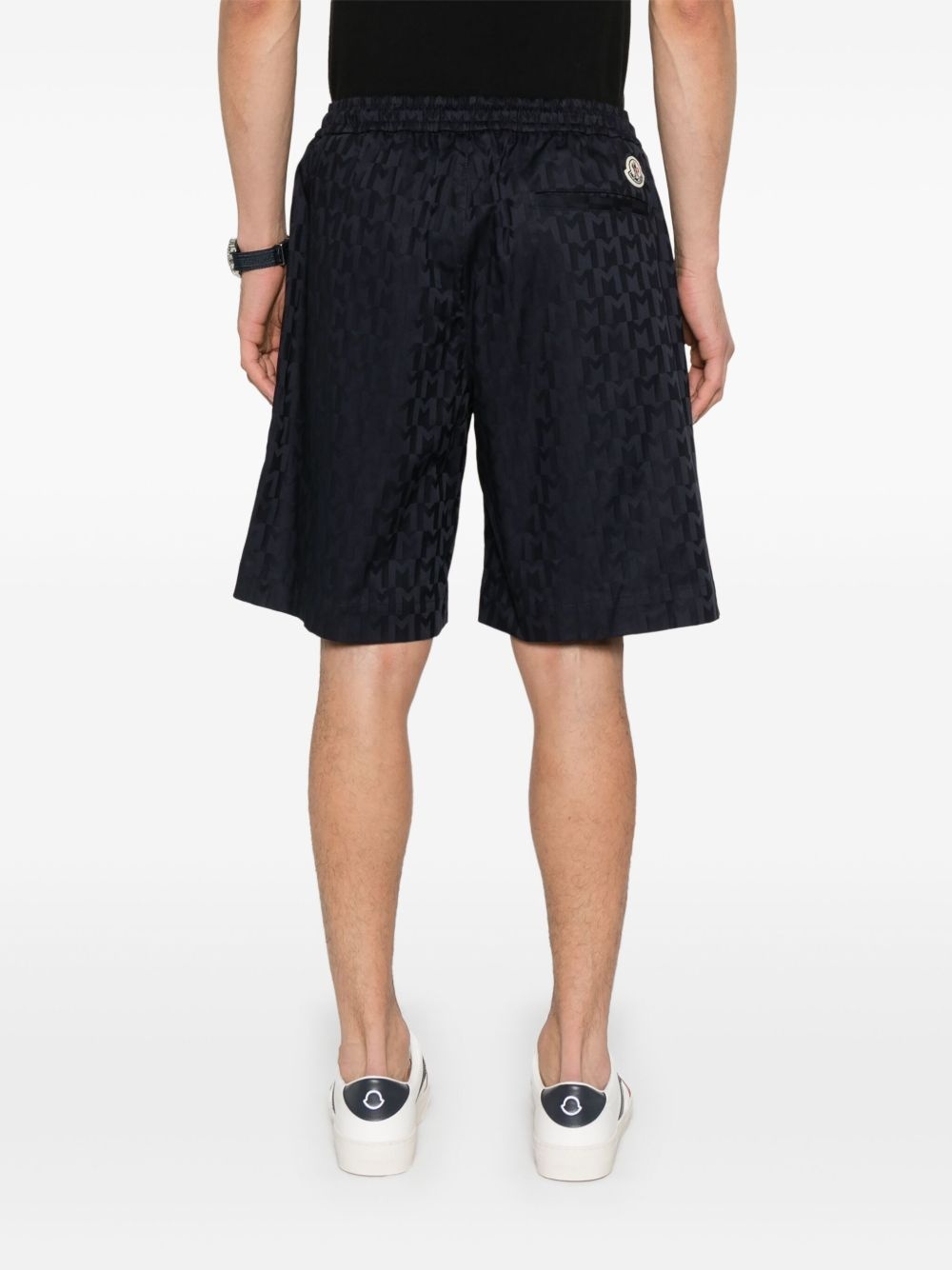 monogram-jacquard shorts - 4