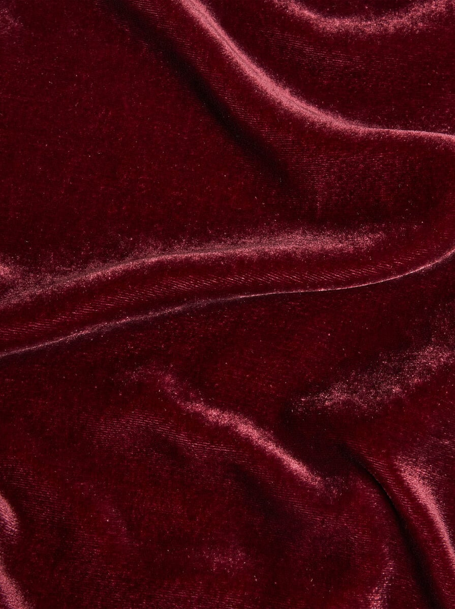 VELVET PALAZZO TROUSERS - 7