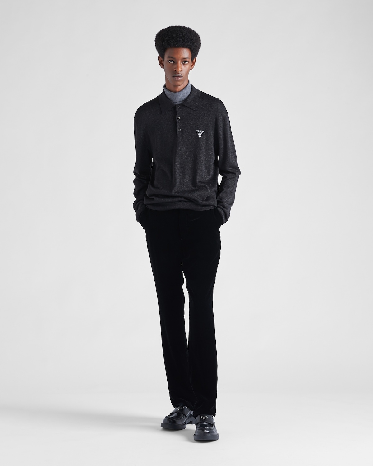 Silk polo shirt - 2