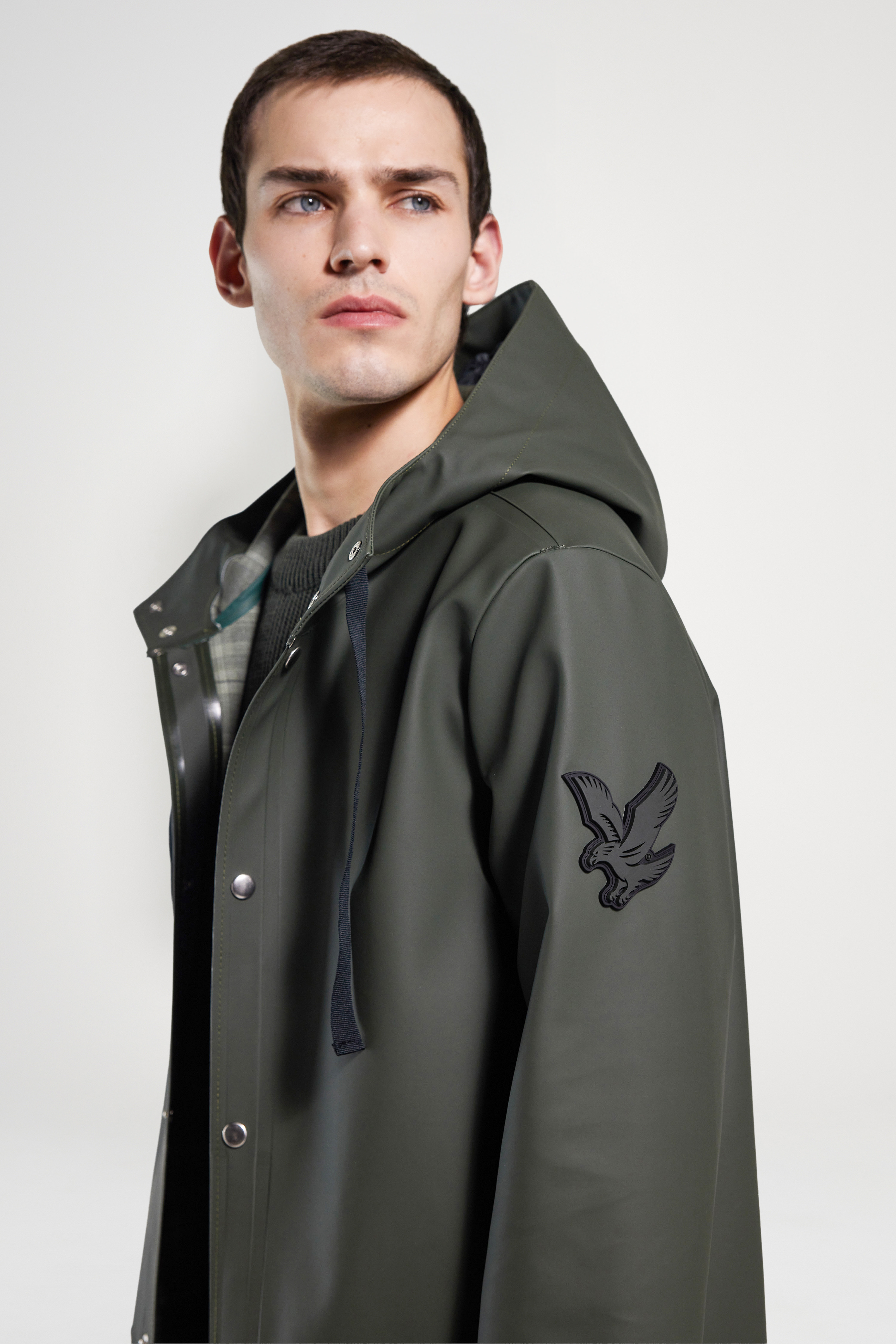 Men's Raincoat Green - 3