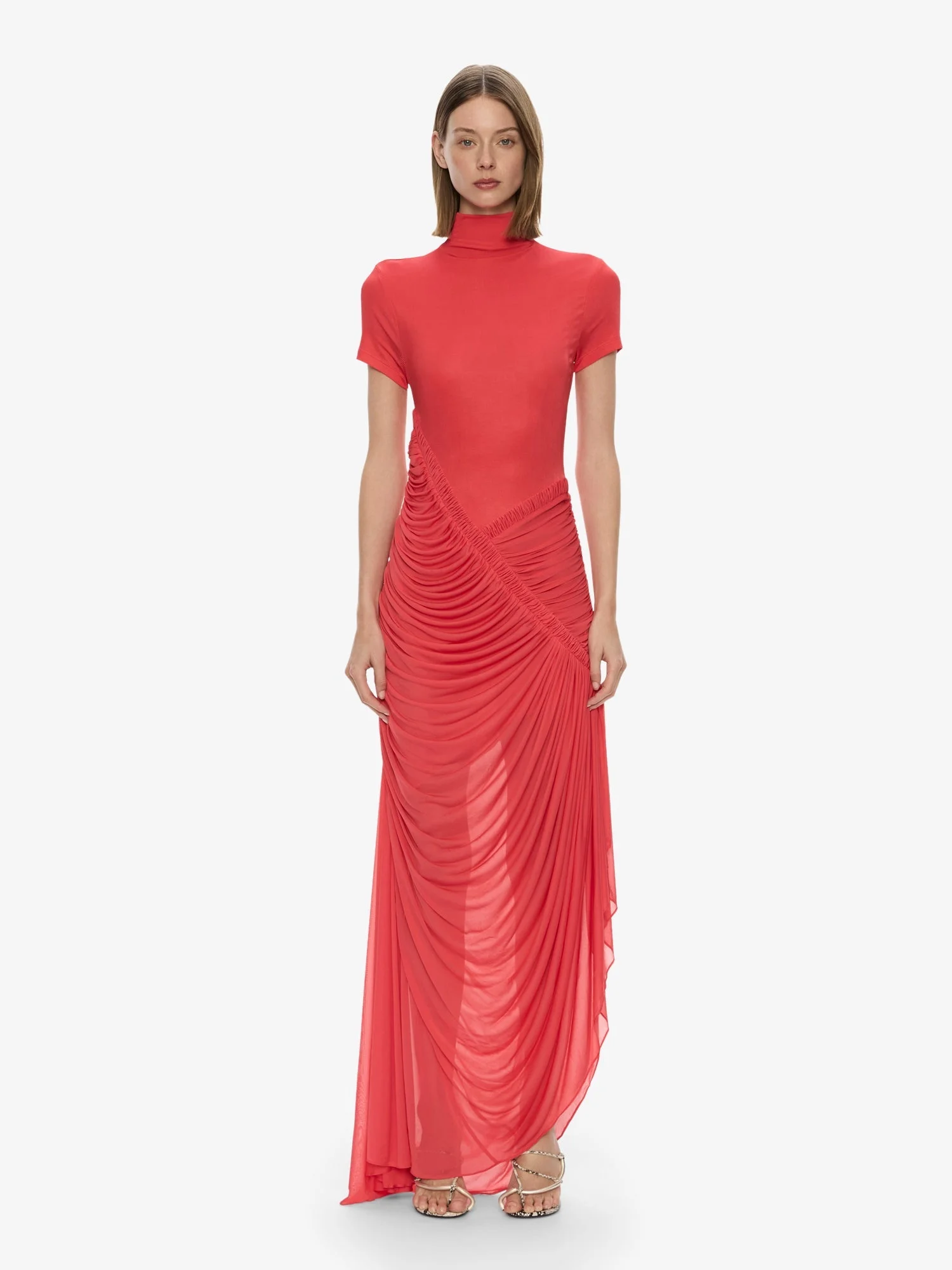 Fusion Ruched Ripple Dress - 1
