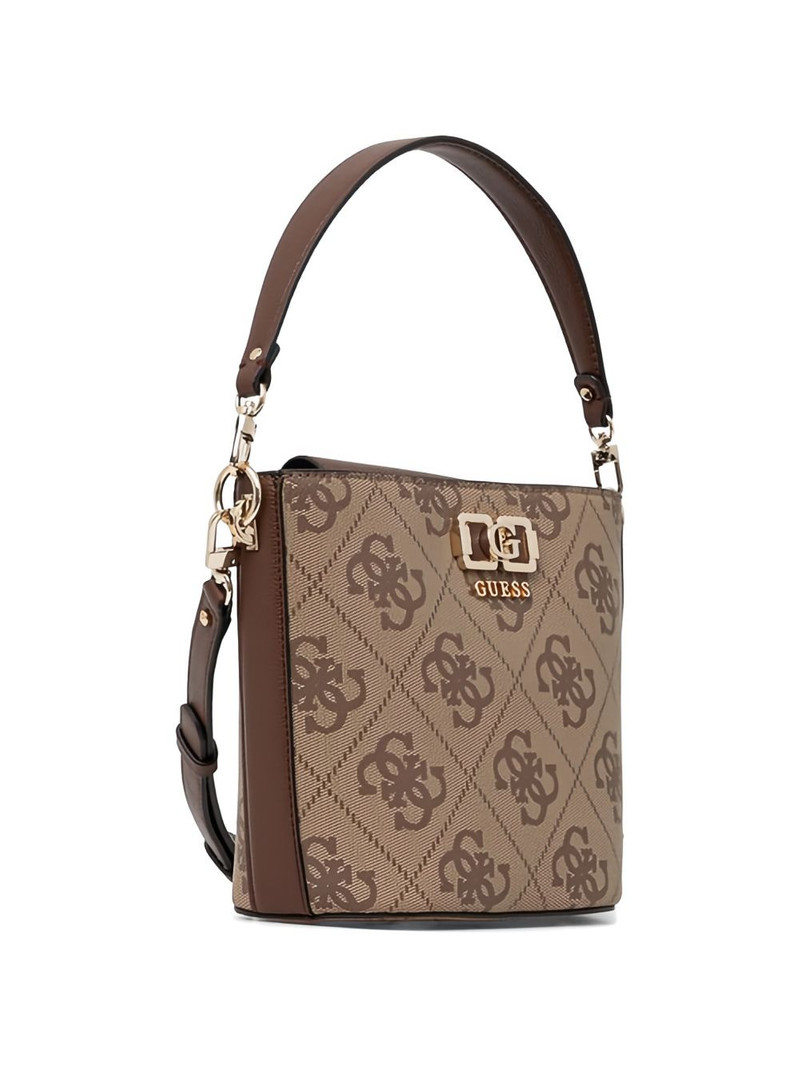 GUESS USA mini Karnilla monogram bucket bag outlook