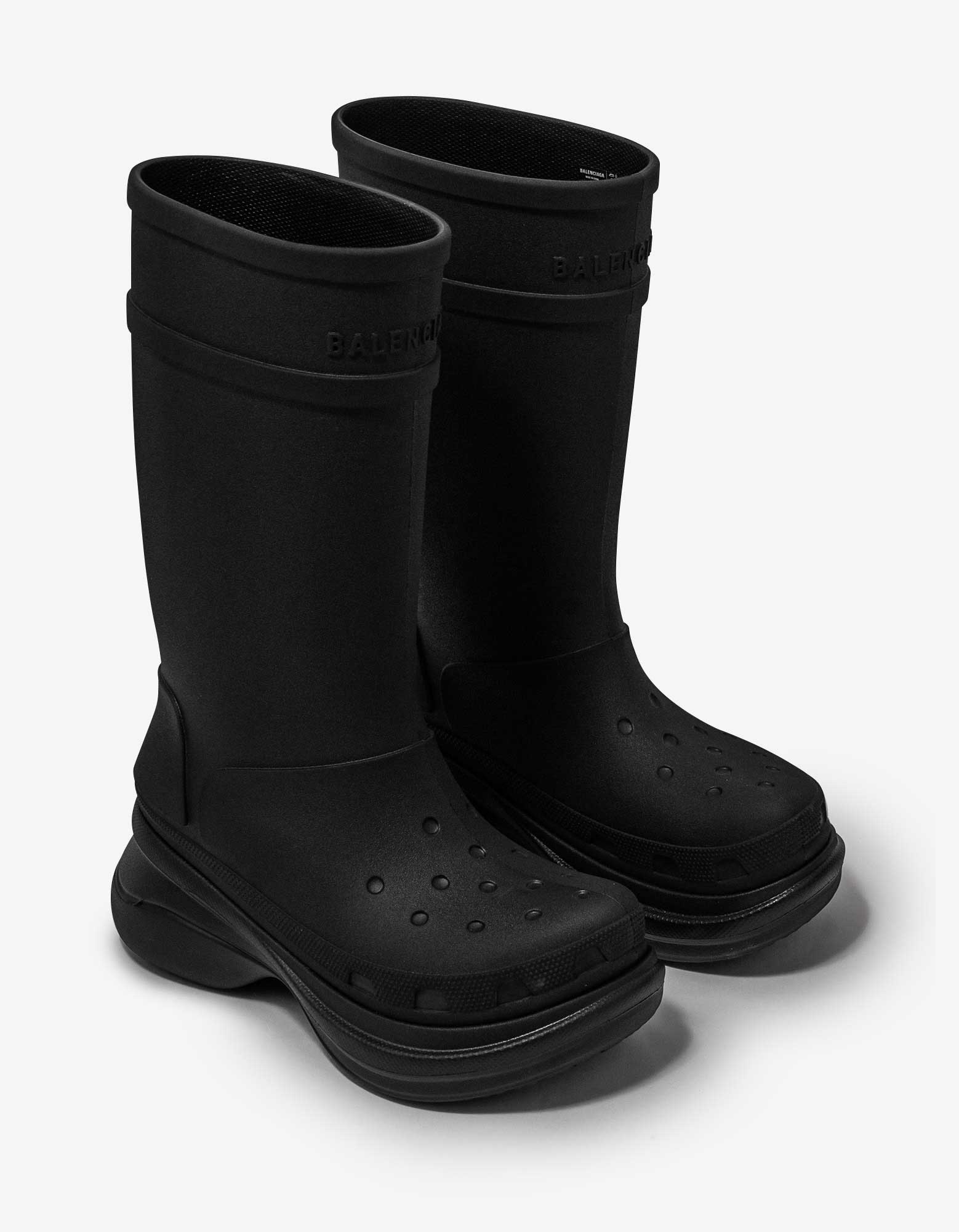 Black Crocs Boots - 1