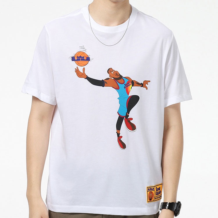 Nike AS LBJ Men's NK DF SJ FA Tee 2 White DH3832-100 - 3