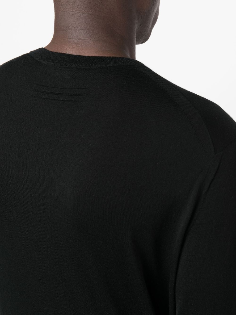 round-neck wool jumper - 5