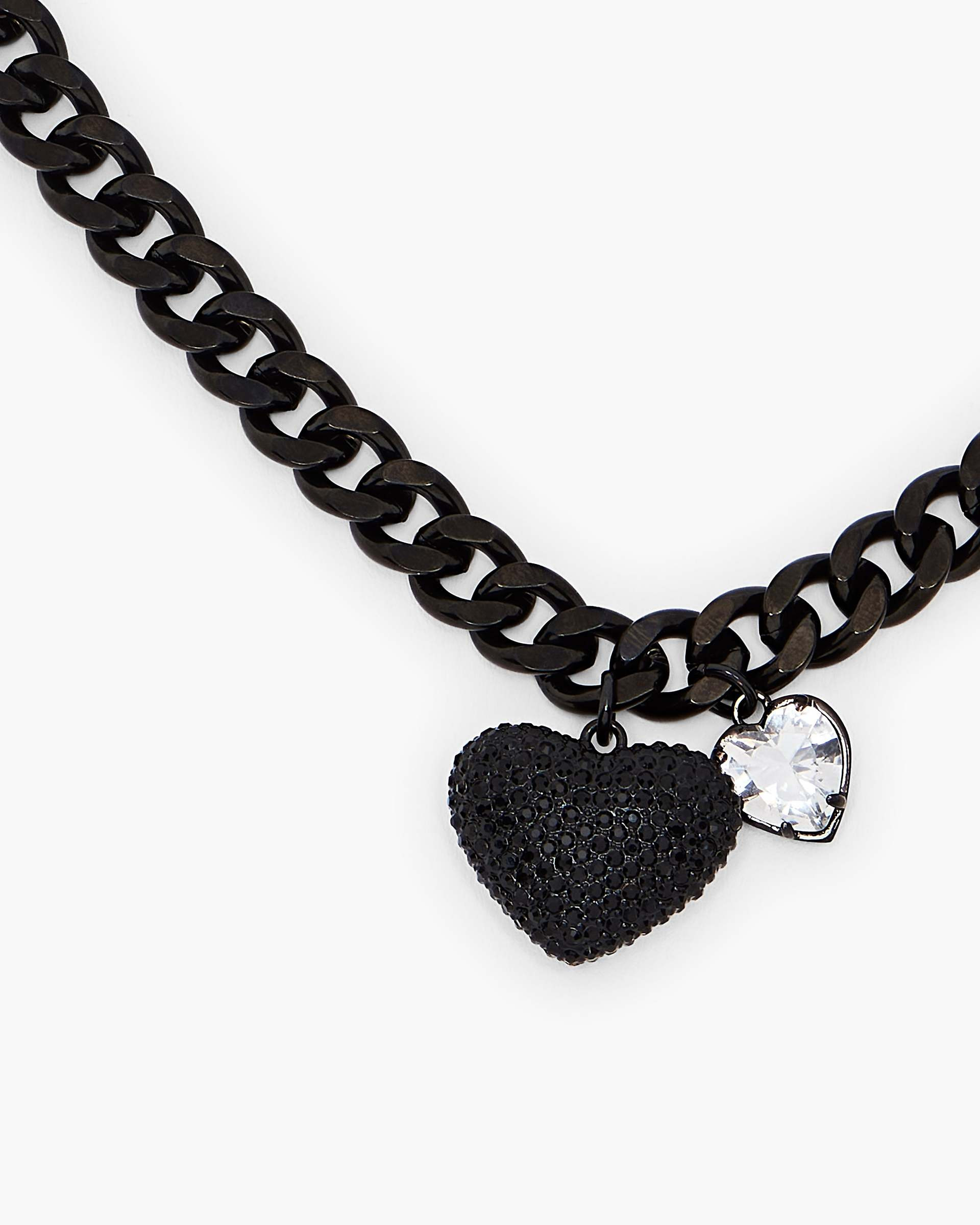 THE HEART BALLOON PAVE NECKLACE - 4