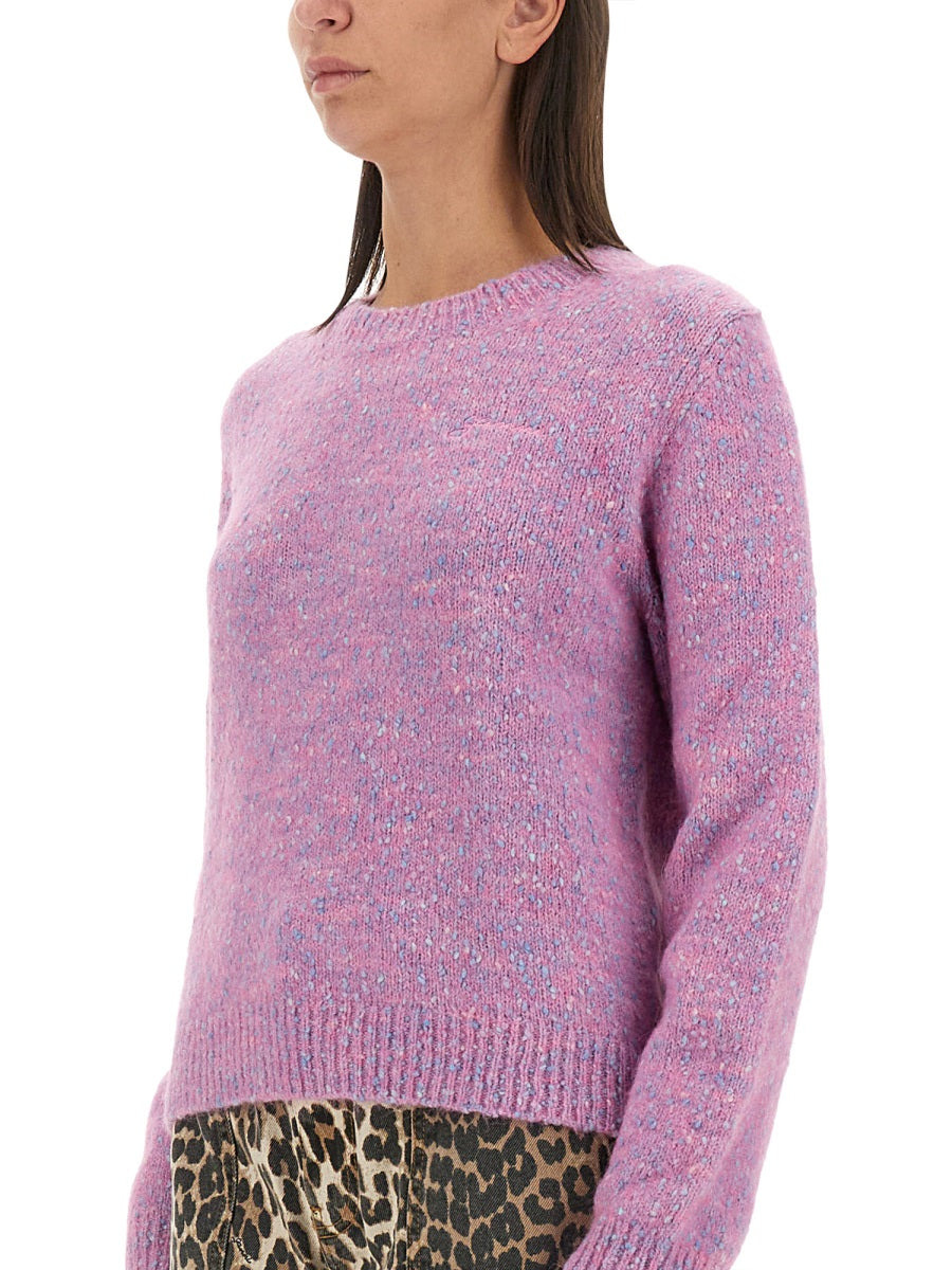 Ganni Women Jersey With Logo - 3