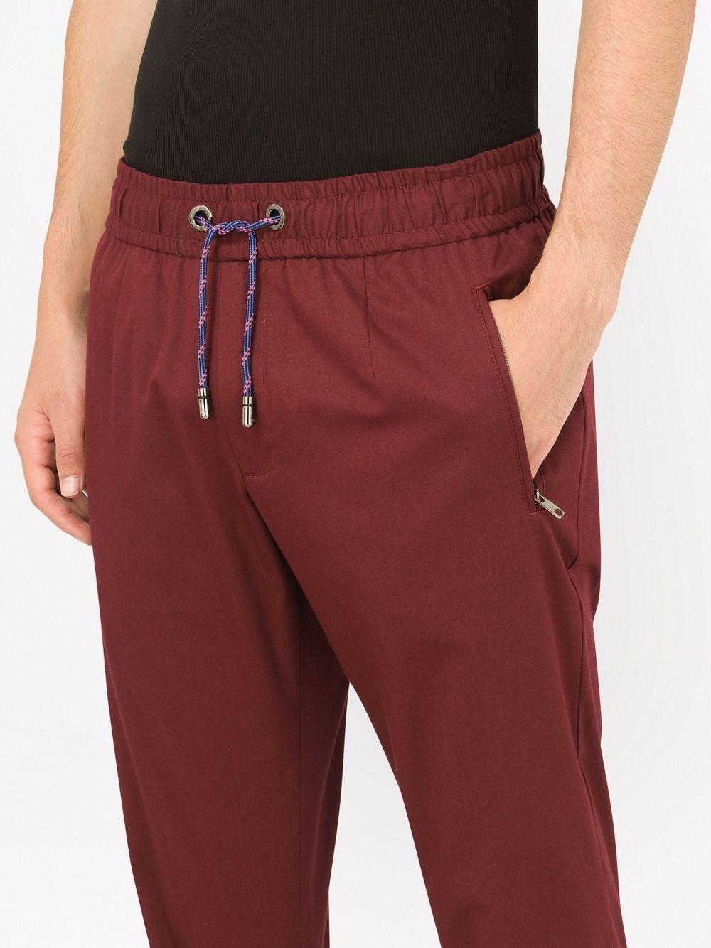 fringed-logo track pants - 5